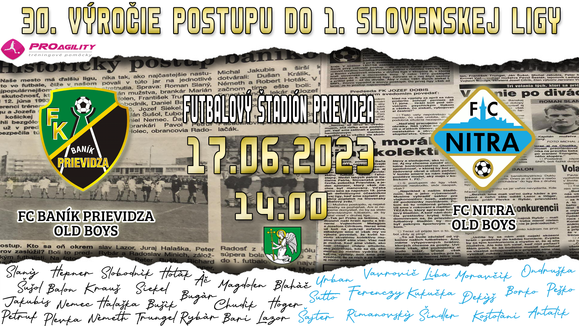 obr: 30. výročie postupu do 1. slovenskej ligy v samostatnej SR